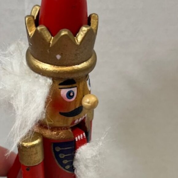 Christmas Wooden Table Nutcracker Style Decor Soldier Holiday 8.75"Tall - Picture 5 of 16